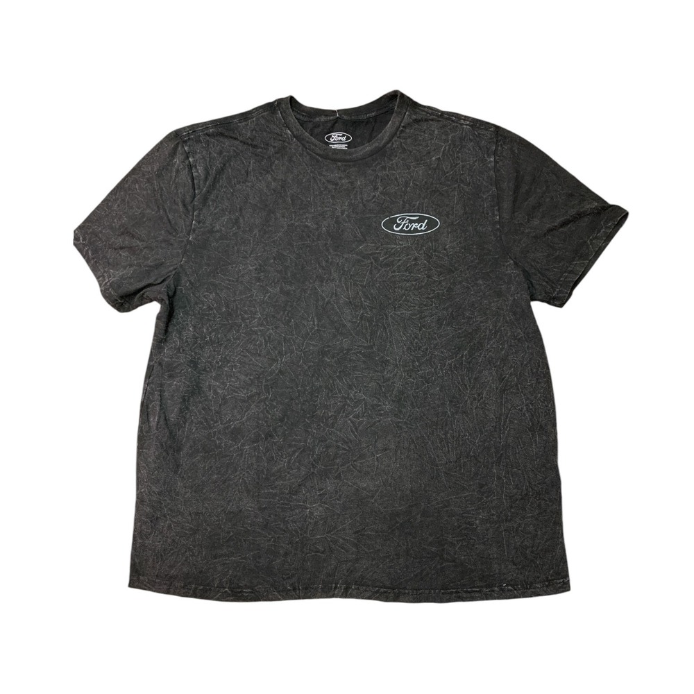 NWT Licensed Men's Graphic Moto Short Sleeve Tee Dark Grey XL